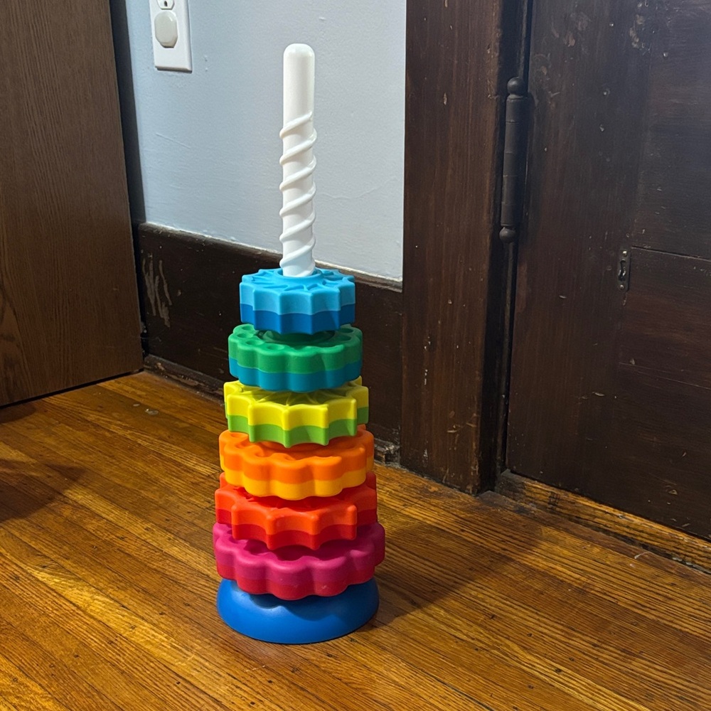 Fat Brain Toys Colorful Stacking Tower